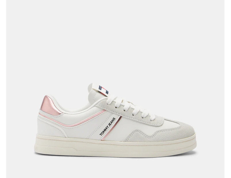 Tommy Jeans Women's The Greenwich Sneakers - White/Misty Pink