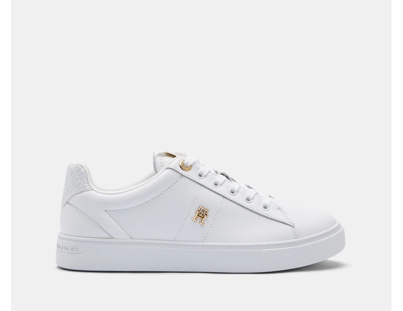 Tommy Hilfiger Women's Elevated Essential Monogram Sneakers - White