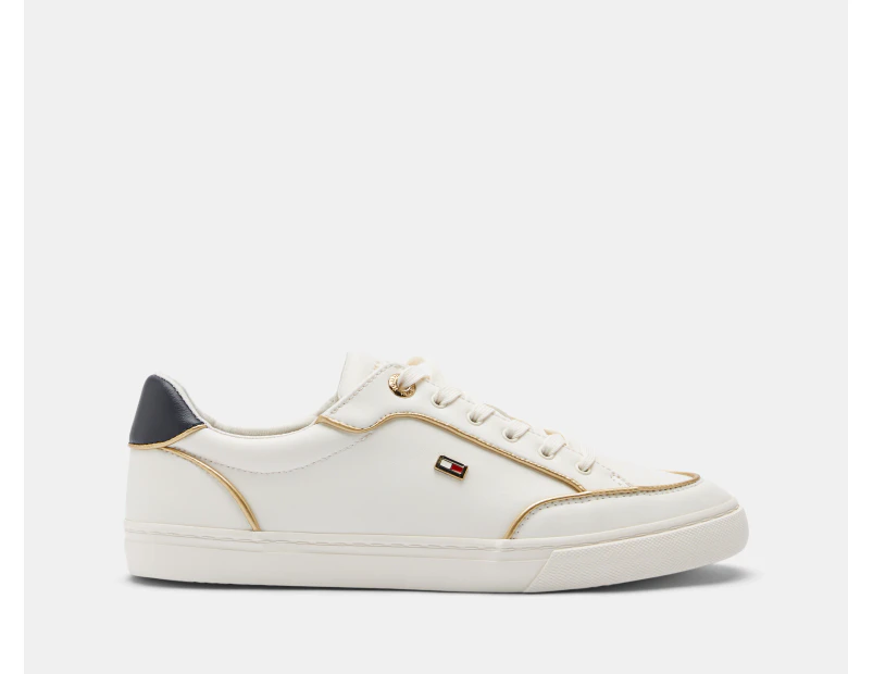 Tommy Hilfiger Women's Flag Court Sneakers - Ancient White