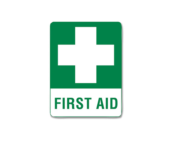 Small Metal First Aid Sign 30 x 22.5cm