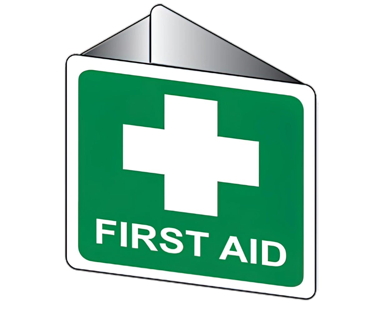 Off-Wall Poly First Aid Sign 22.5 x 22.5cm