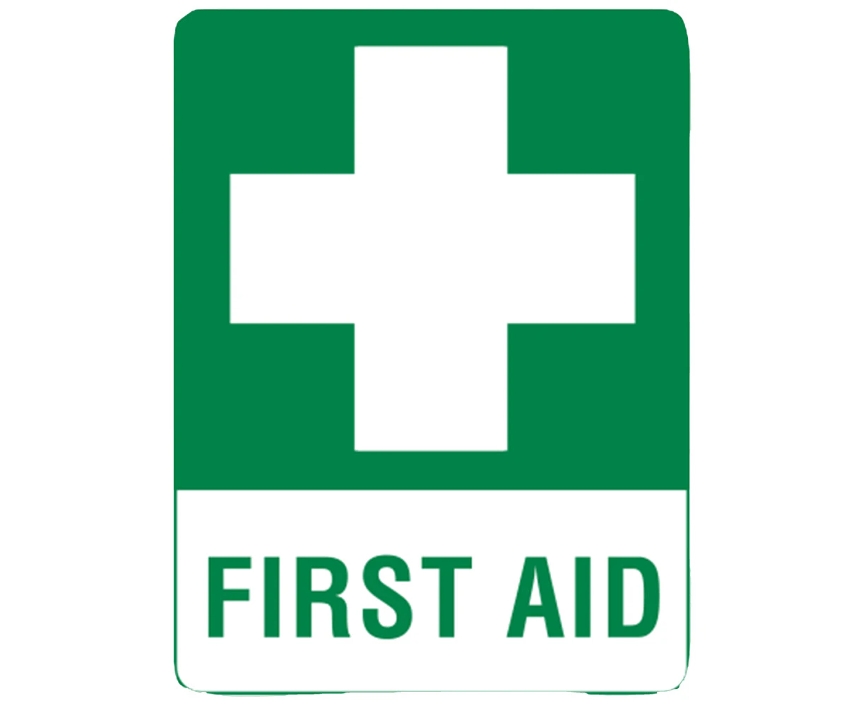 Large Metal First Aid Sign 60 x 45cm