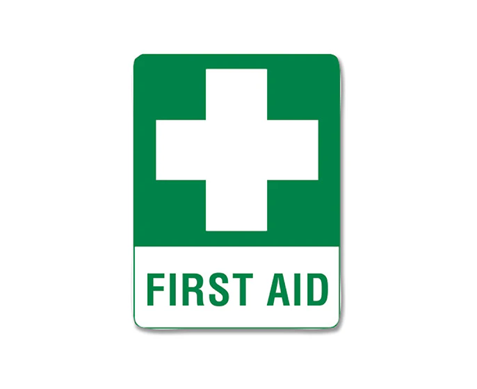 Medium Poly First Aid Sign 45 x 30cm