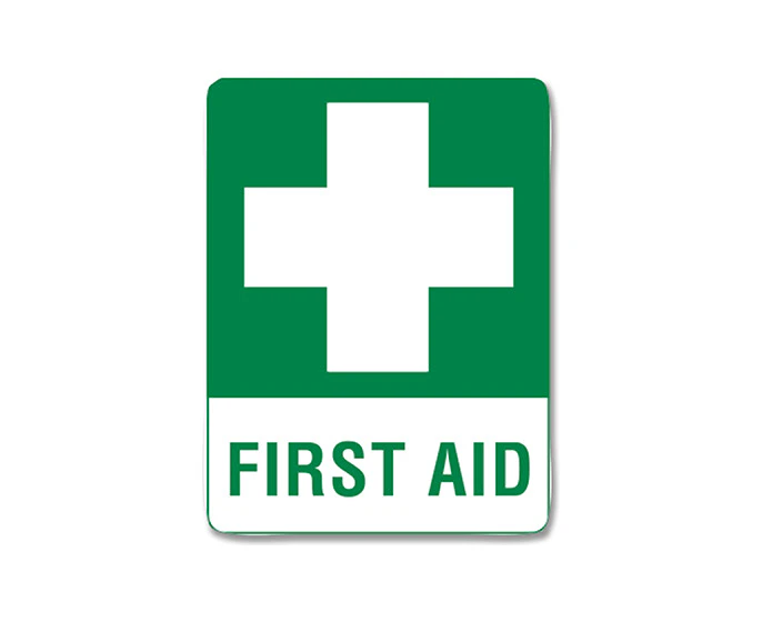 Large Poly First Aid Sign 60 x 45cm