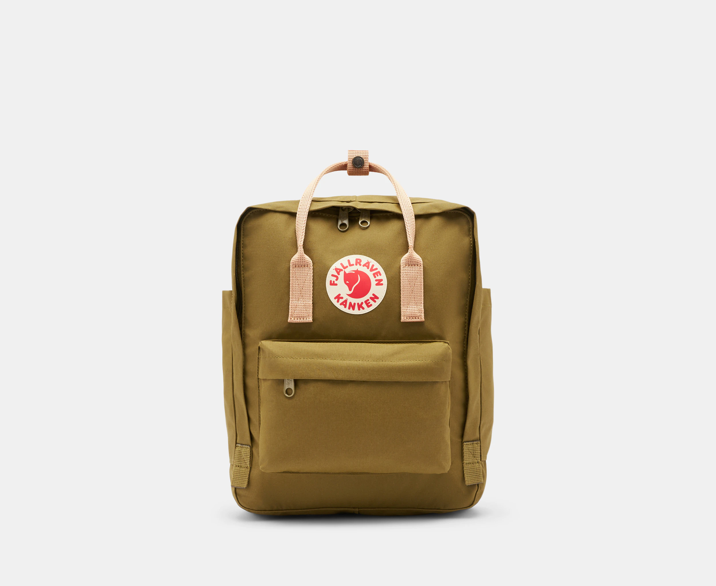 Fjällräven 16L Kånken Backpack - Foliage Green/Peach Sand