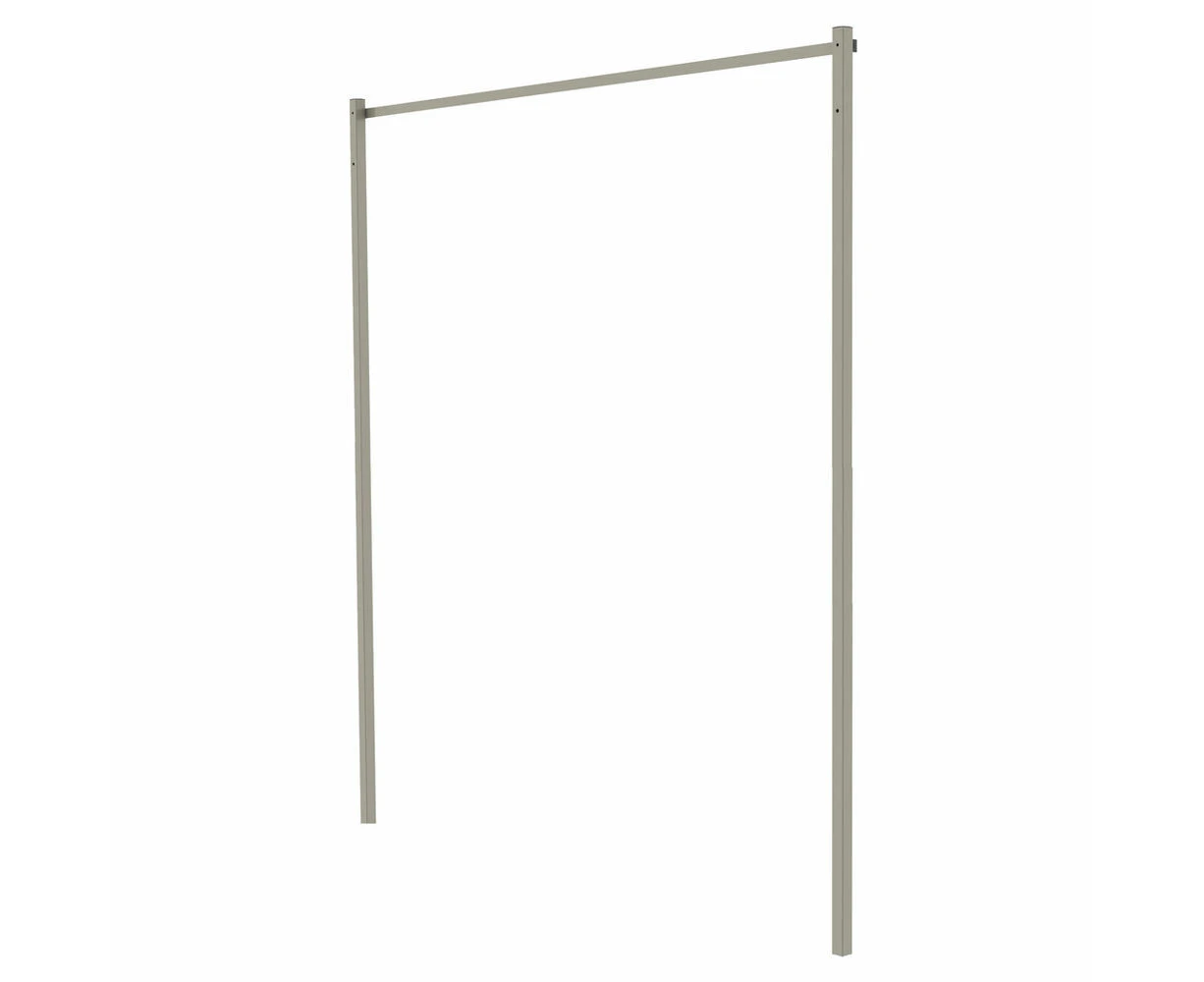 Hills Everyday Folding Frame Post Kit For Clothesline Steel Outdoor Autumn Stone