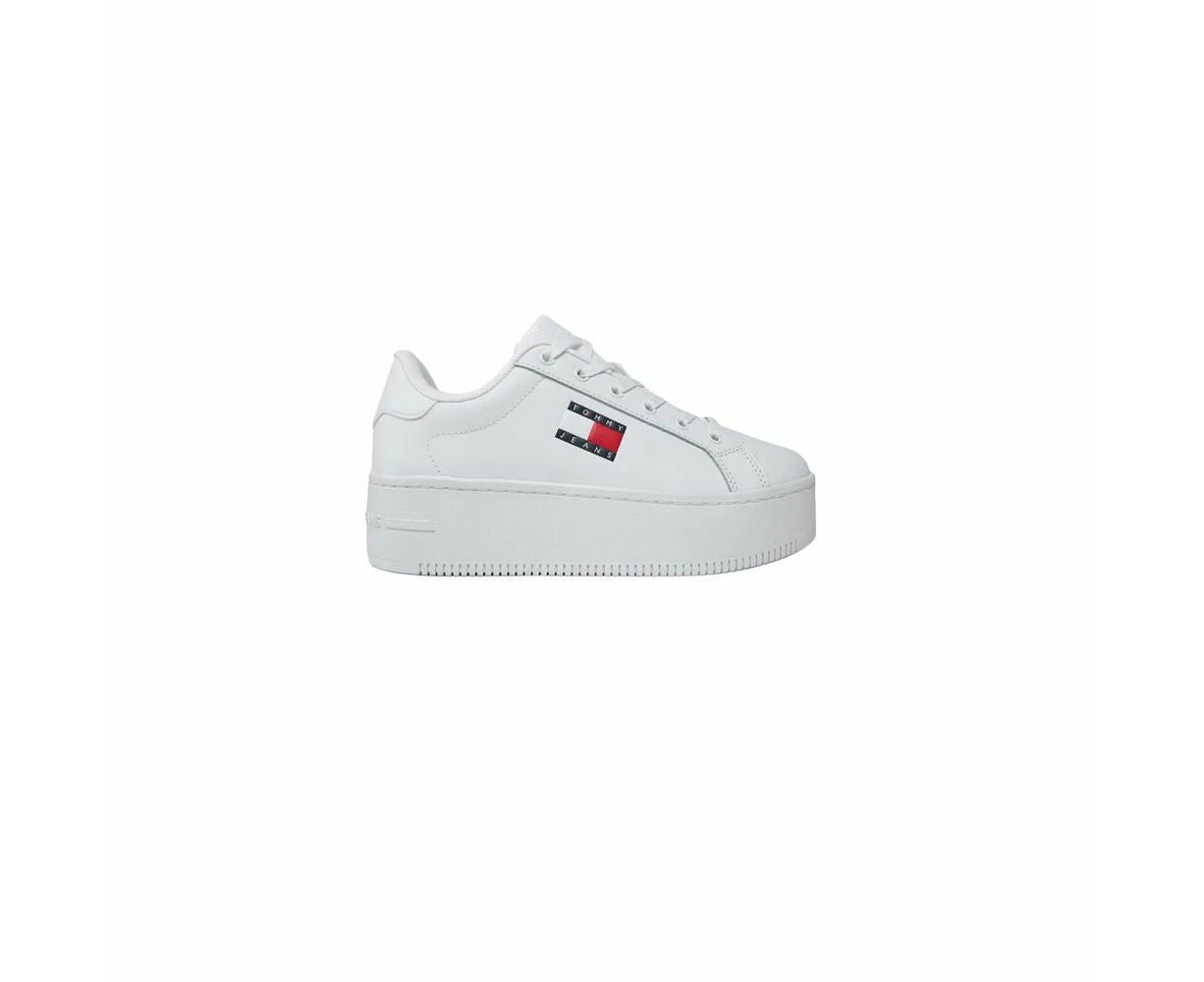 Tommy Hilfiger Jeans White Leather Sneaker