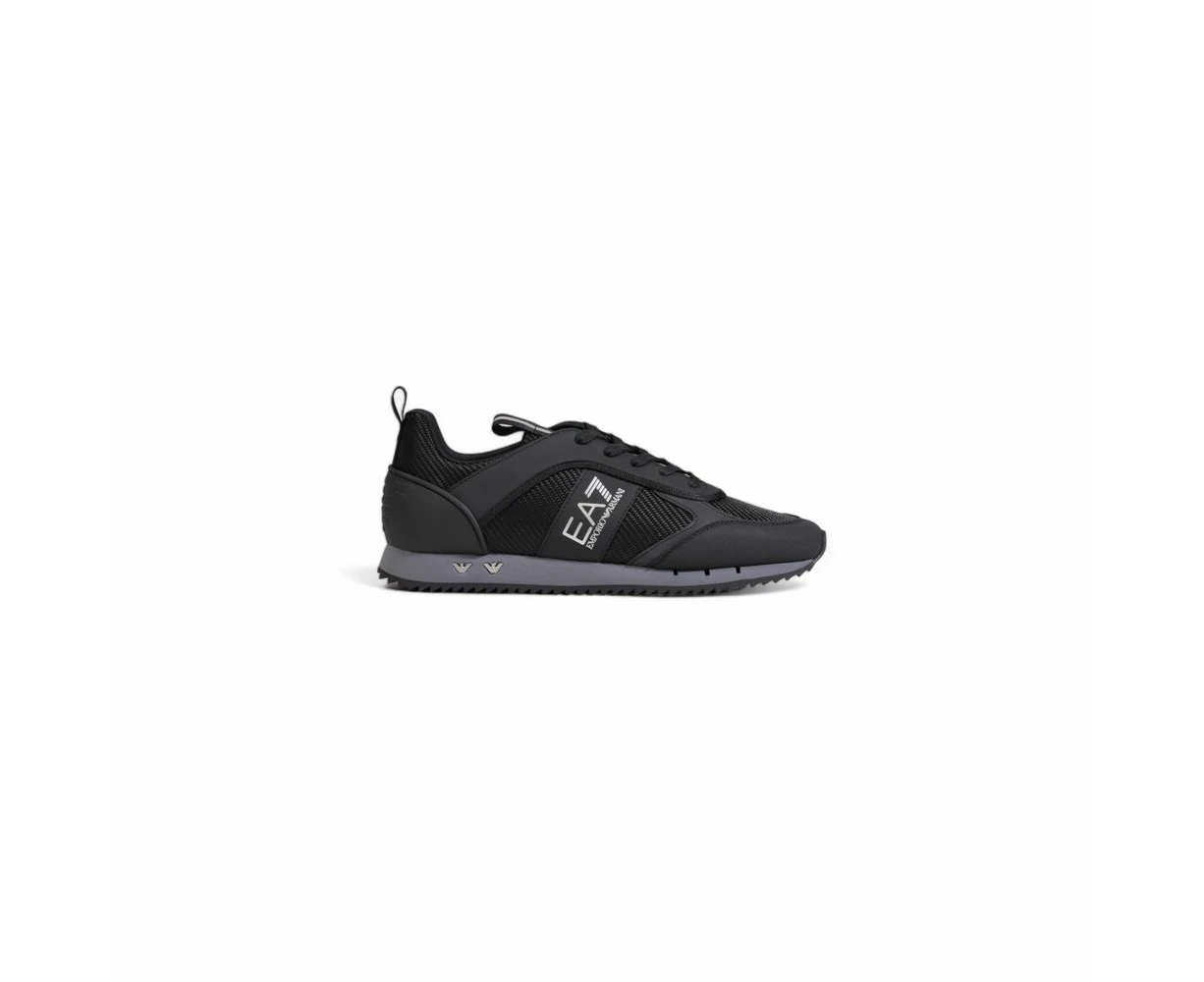 Ea7 Emporio Armani Black Polyamide Sneaker