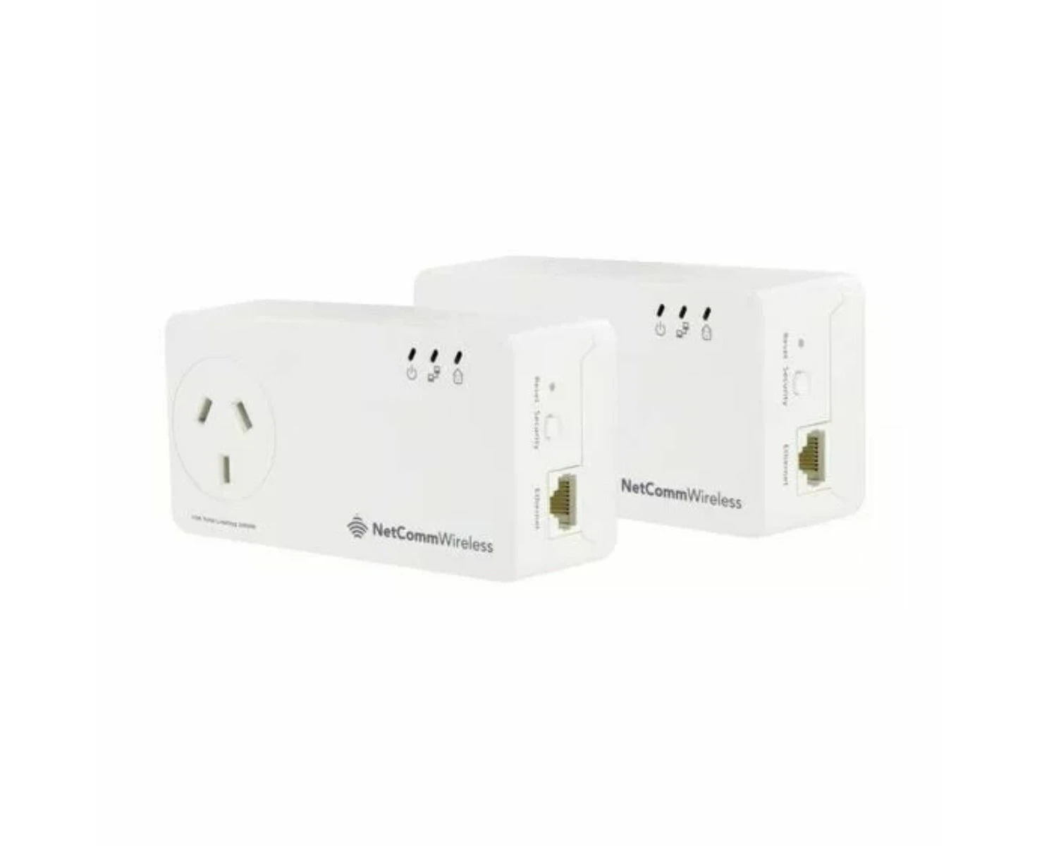 NetComm NP511 AV500 Powerline Twin Pack With AC Passthrough