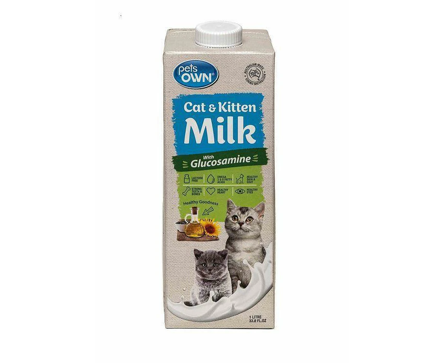 Pets Own Cat & Kitten Milk Treat with Amino Acid & Glucosamine 1L