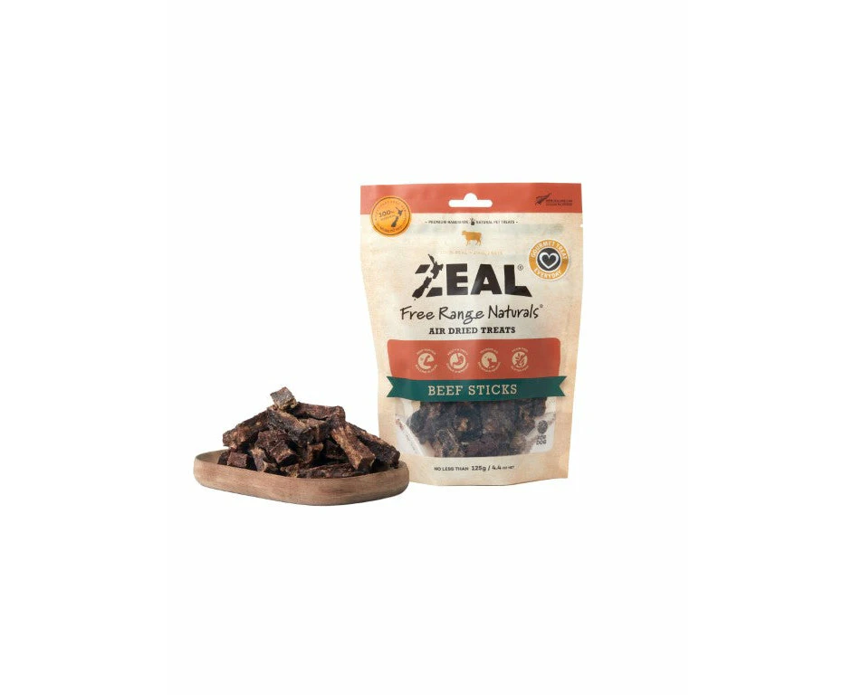 Zeal Air Dried Beef Sticks 125g