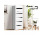 ALFORDSON Wardrobe Clothes Storage Organizer Closet Cabinet 7 Drawers White