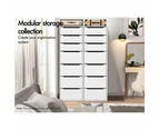 ALFORDSON Wardrobe Clothes Storage Organizer Closet Cabinet 7 Drawers White