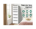 ALFORDSON Wardrobe Clothes Storage Organizer Closet Cabinet 7 Drawers White