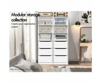 ALFORDSON Wardrobe Clothes Closet Storage Cabinet Organizer White