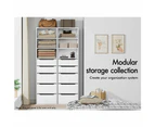 ALFORDSON Wardrobe Clothes Storage Organizer Closet Cabinet 5 Drawers White