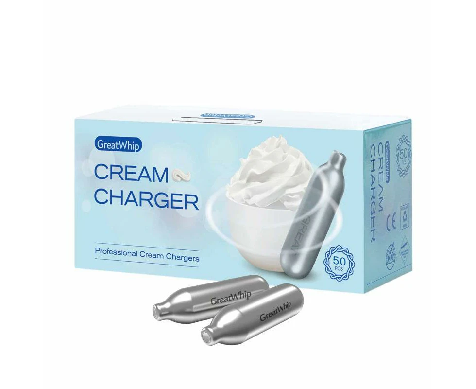 Other Kitchen Gadgets 100X Cream Chargers Greatwhip No2 Nitrous Oxide Food Use Whip Bulb Canisters