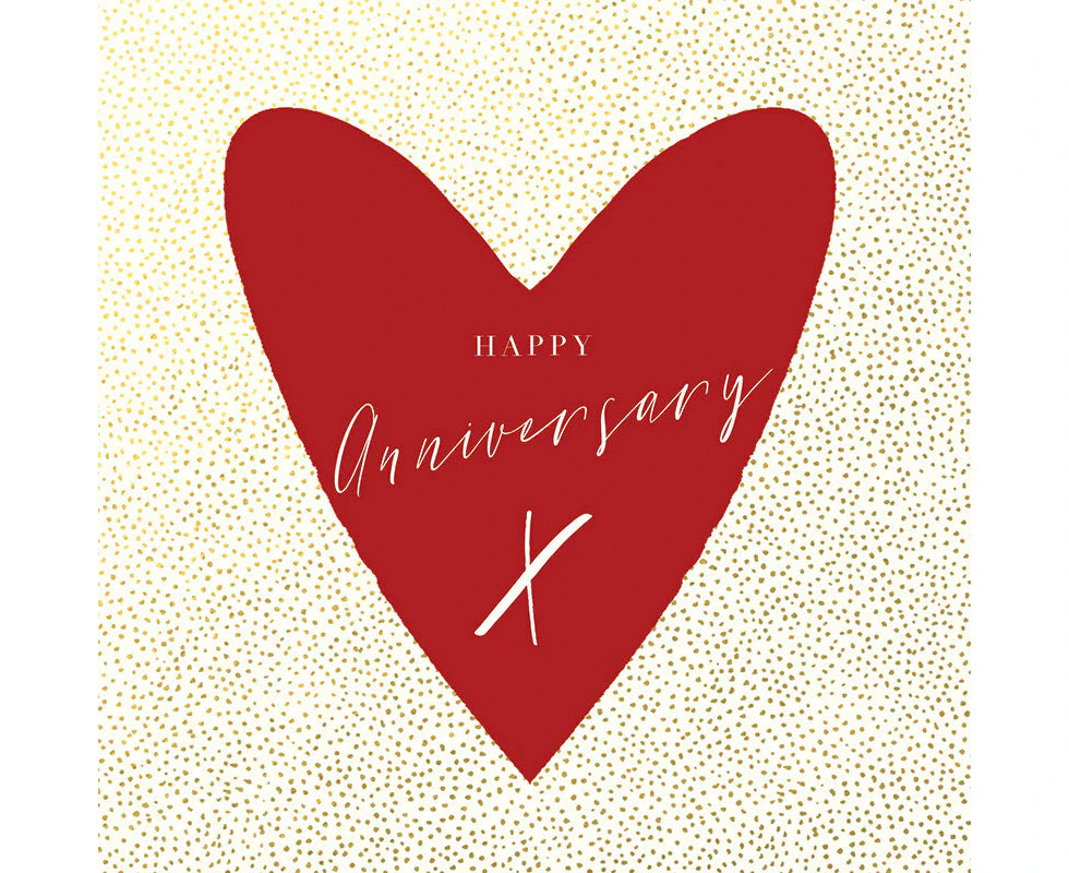 Happy Anniversary - Card 15.5x15.5cm