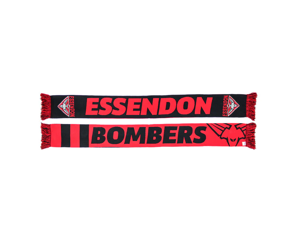 Essendon Bombers AFL Burley Sekem Defender Scarf! BNWT!