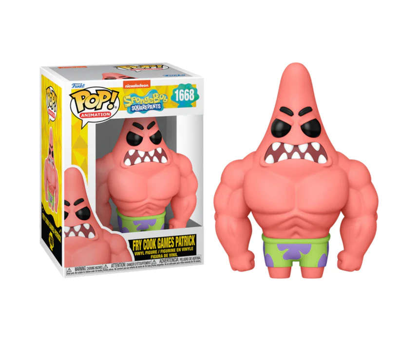 Spongebob Squarepants - Fry Cook Games Patrick Pop! Vinyl Figure