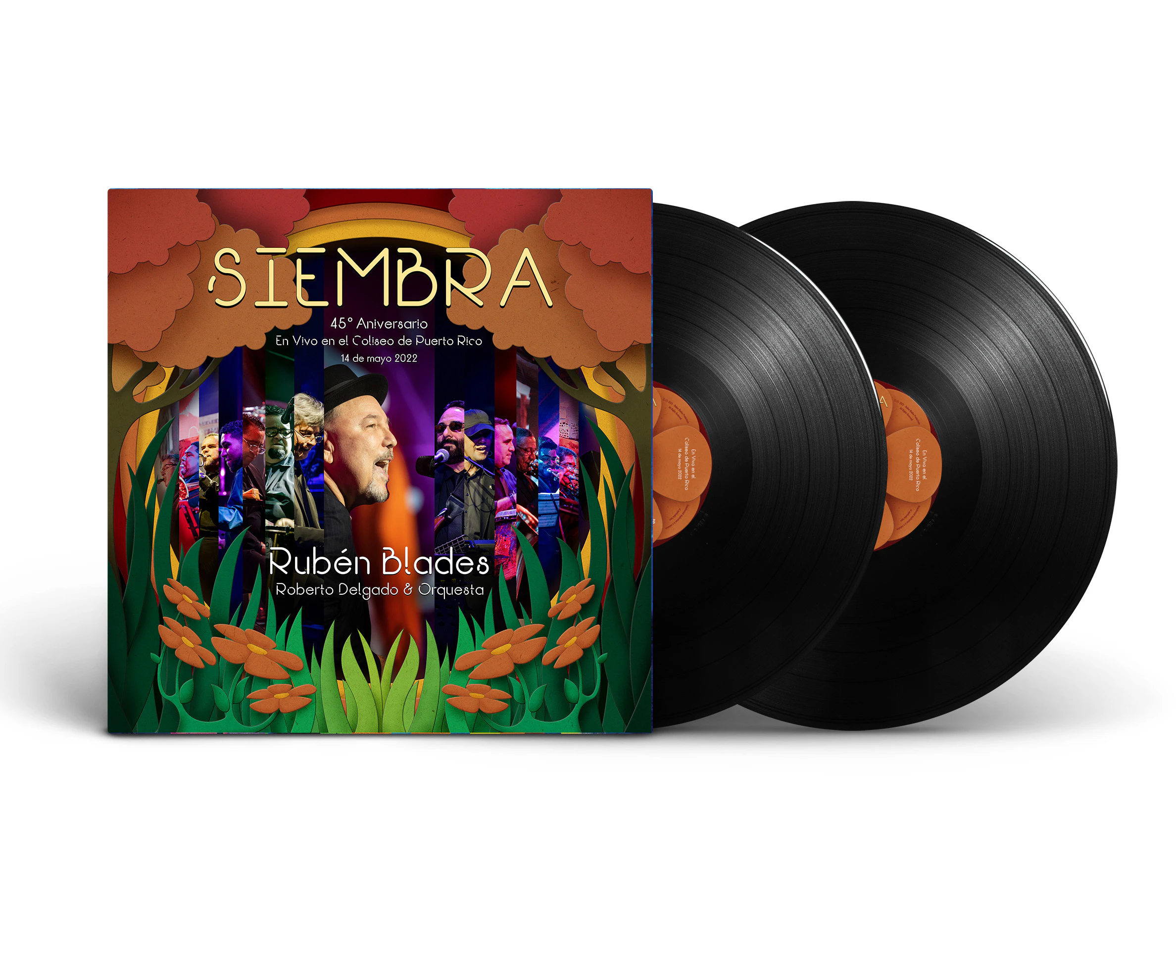 Ruben Blades - Siembra: 45 Aniversario - En Vivo en el Coliseo de Puerto Rico  [VINYL LP] Gatefold LP Jacket USA import