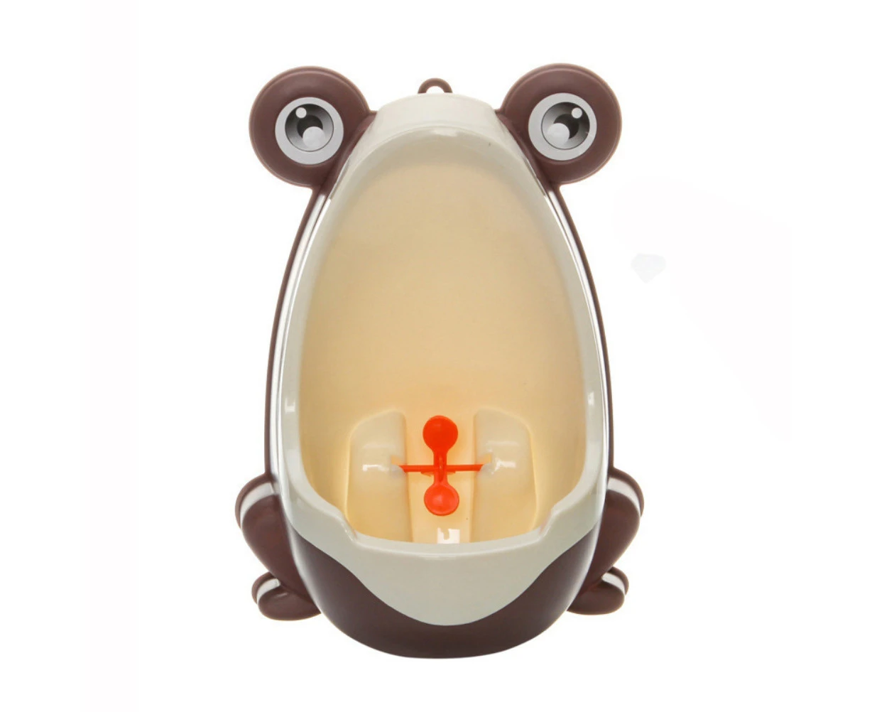 Cute Frog Potty Training Urinal for Boys Toilet with Suction Cup Cartoon Kids Urinal Trainer with Funny Aiming Point