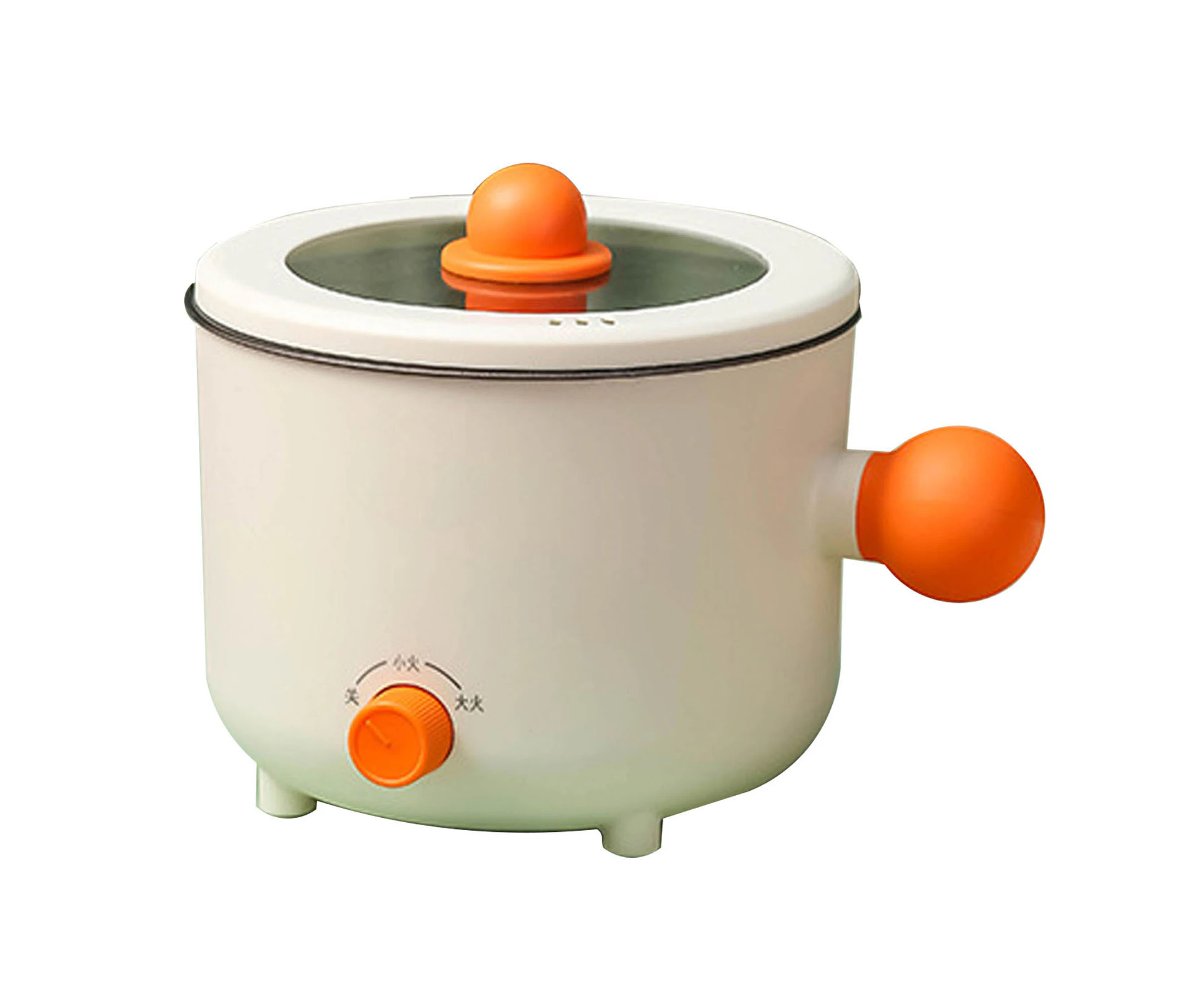 Small Electric Cooker Mini Noodle Heating Pot Multifunctional for Student Dormitory Household