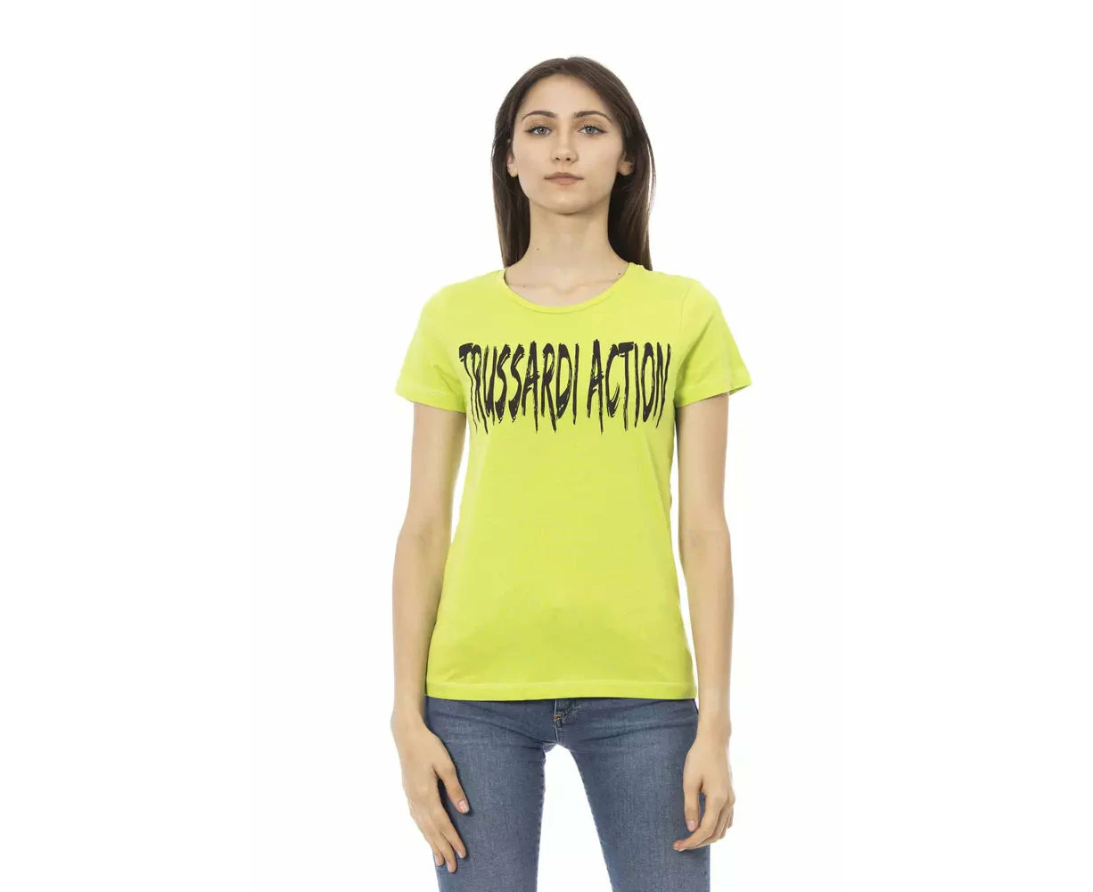 Trussardi Action Green Cotton Women Top