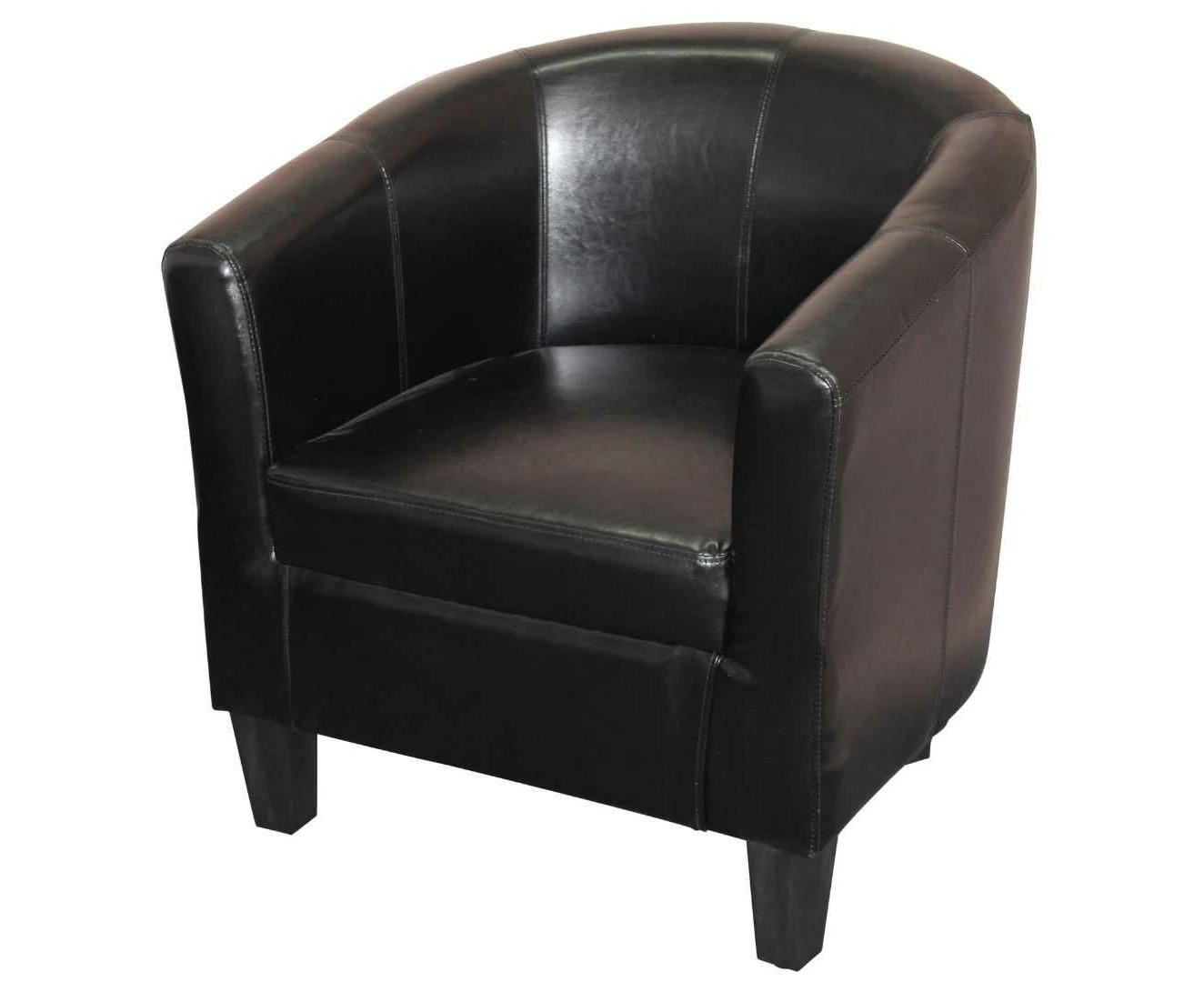 BT Tasman PU Leather Upholstered Tub Chair