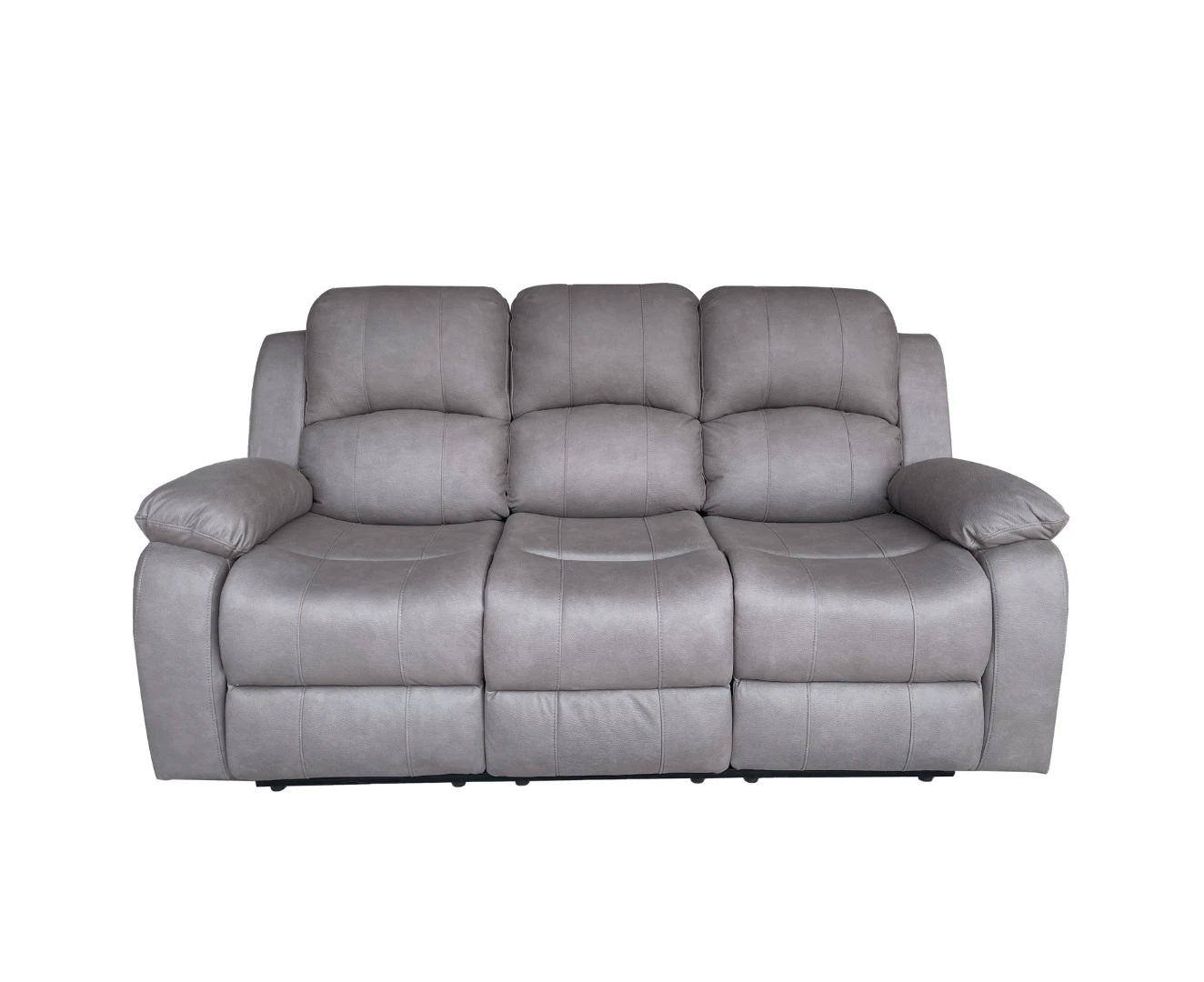 BT Valor Fabric Upholstered 3 Seater Manual Recliner Lounge