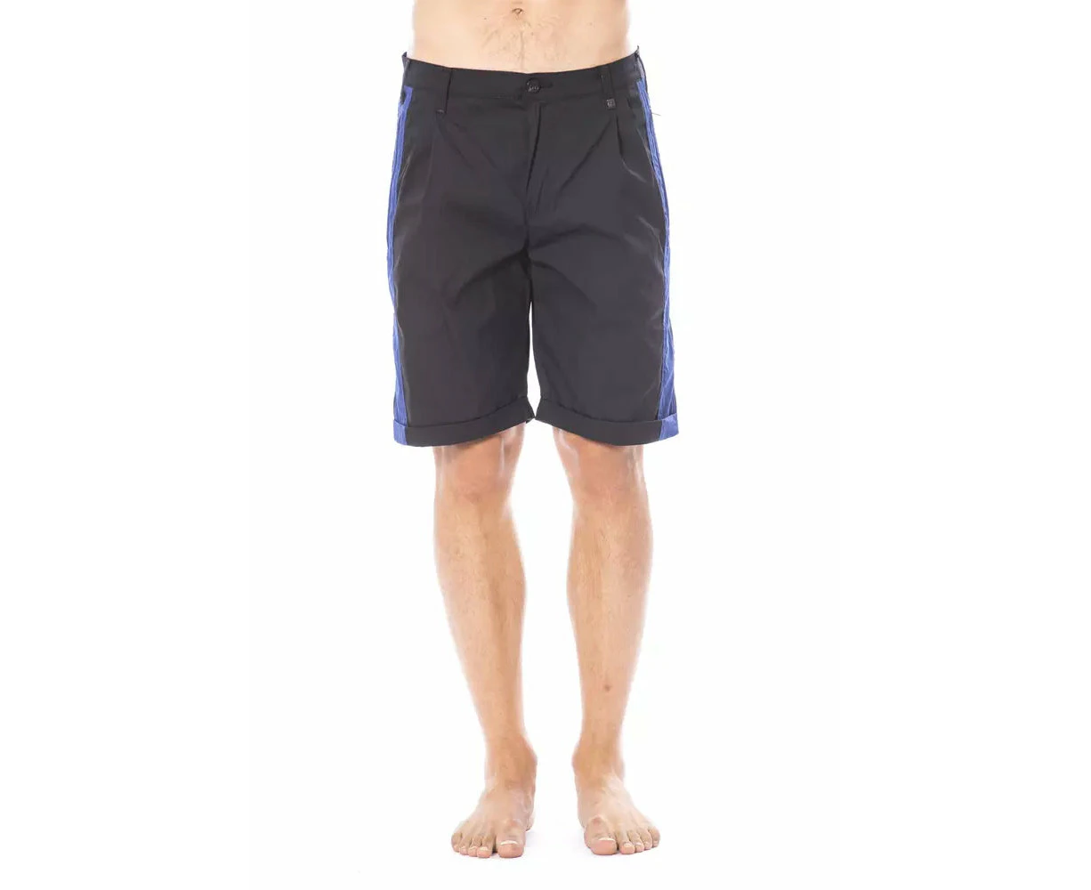 Verri Black Cotton Men's Short