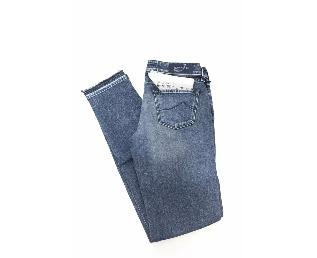 Jacob Cohen Blue Cotton Women Jeans