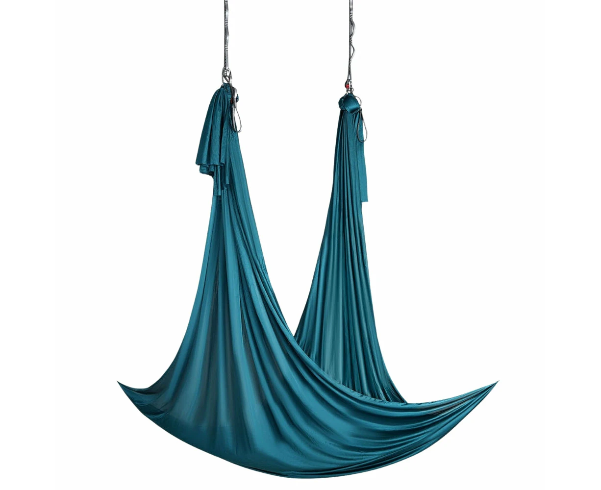 Hansona Aerial Yoga Hammock & Swing Starter Kit - 8.7 and 11 Yards, Complete Yoga Setup