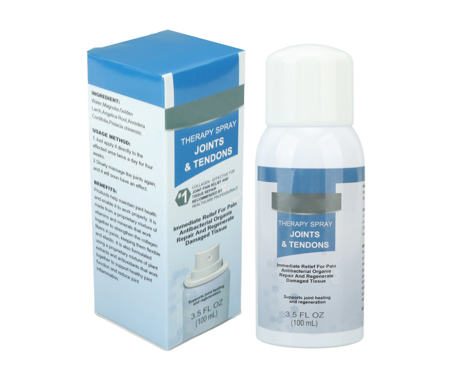 Joint Pain Spray Relieve Soreness Improve Flexibility Easy Absorption Muscle Care Spray 100Ml