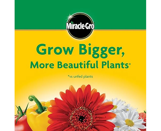 Miracle-Gro Water Soluble All Purpose Plant Food, Fertilizer for Indoor or Outdoor Flowers, Vegetables or Trees, 3 lbs.