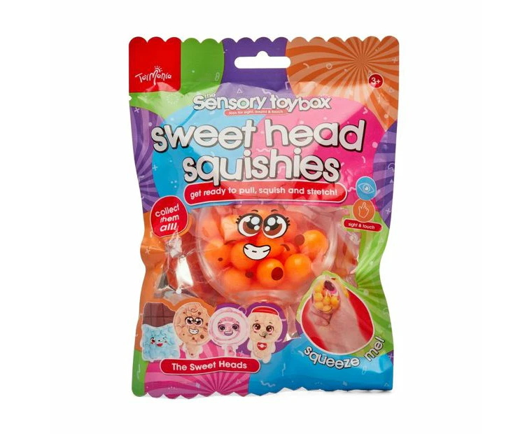 ToyMania The Sensory Toy Box Sweet Head Squishies - Assorted