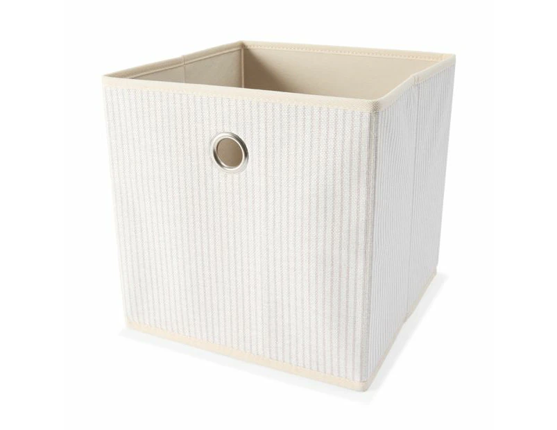 Collapsible Storage Cube, Stripe - Anko