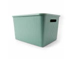 18L Ribbed Container, Green - Anko