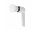 Rechargeable Handheld Scrubber, Grey and White - Anko