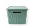 18L Ribbed Container, Green - Anko