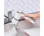 Rechargeable Handheld Scrubber, Grey and White - Anko