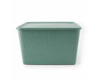 18L Ribbed Container, Green - Anko