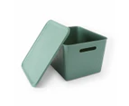 18L Ribbed Container, Green - Anko