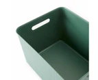 18L Ribbed Container, Green - Anko