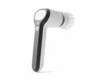 Rechargeable Handheld Scrubber, Grey and White - Anko