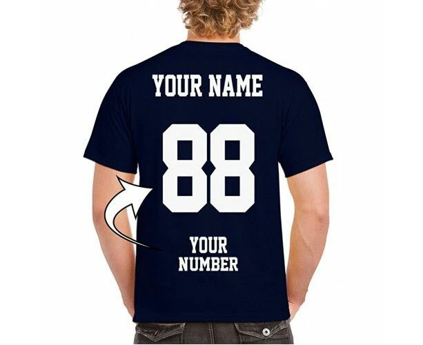 ADD CUSTOM NAME AND/OR NUMBER - Add Onto Purchase - Read Description - WHITE, PRINT NUMBER ONLY