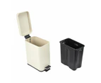 5L Slim Line Bin, Sand - Anko