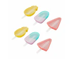 2 Pack Silicone Icy Pole Makers, Assorted - Anko