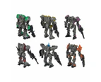 3 Pack Mech Warriors Action Figures - Assorted