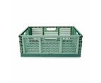 Collapsible Crate, Large, Green - Anko